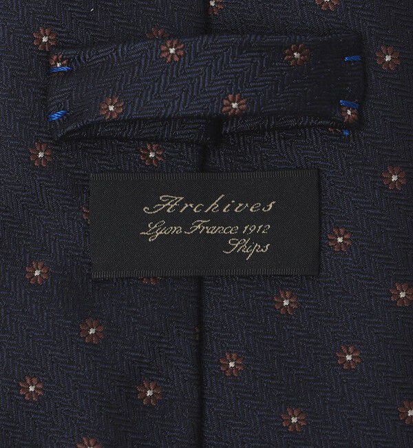 SHIPS「SHIPS: ヴィンテージ アーカイブ シルク ヘリン フラワー コモン ネクタイ」|ネクタイ・蝶ネクタイ|