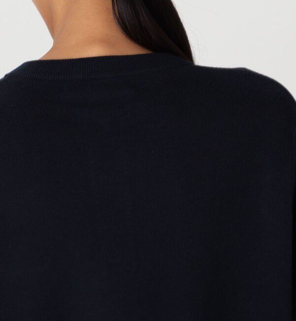 CABaN「コットンカシミヤ クルーネックカーディガン」|カーディガン|