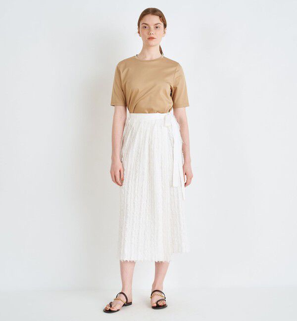 Ballsey「ペーパーフリンジ ラップロングスカート」|スカート|