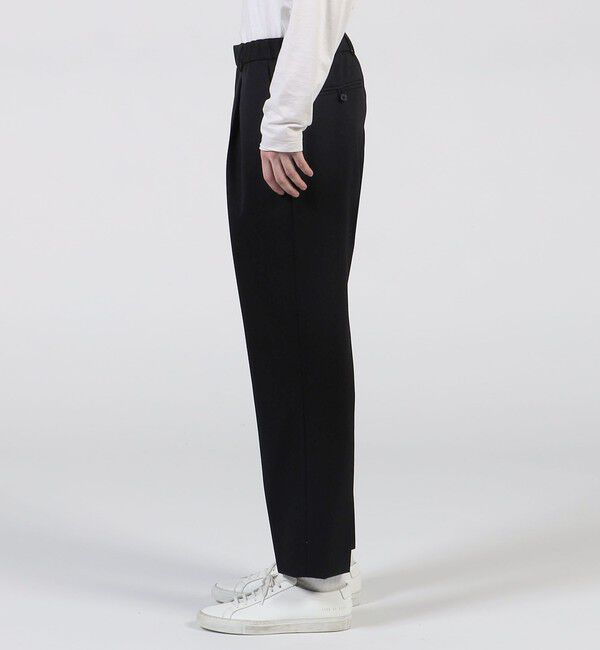 CABaN「CABaN ウールギャバジン 1タックテーパードパンツ」|チノ|