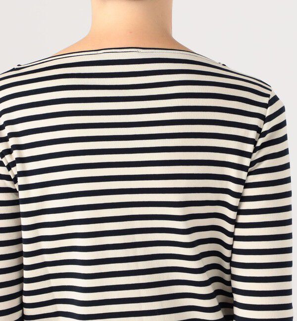 TOMORROWLAND collection「コットンフライスボーダー ボートネックプルオーバー」|Tシャツ・カットソー|