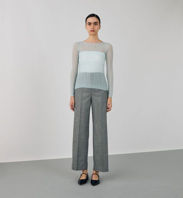 DES PRES「ソフトウール ボートネックプルオーバー」|ニット・セーター|