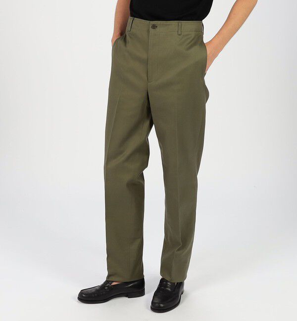 TOMORROWLAND BUYING WEAR「BERNARD ZINS SPENDER コットン シンチバック ワイドトラウザーズ」|スラックス|