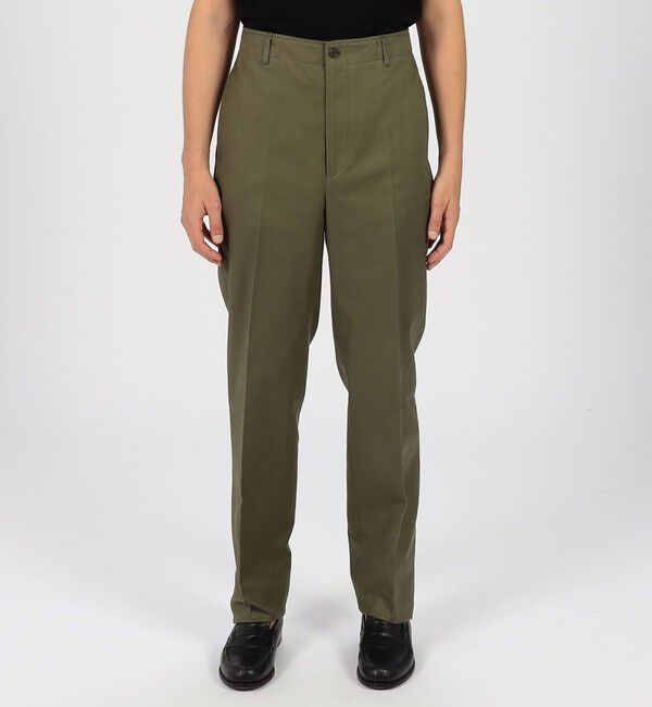 TOMORROWLAND BUYING WEAR「BERNARD ZINS SPENDER コットン シンチバック ワイドトラウザーズ」|スラックス|