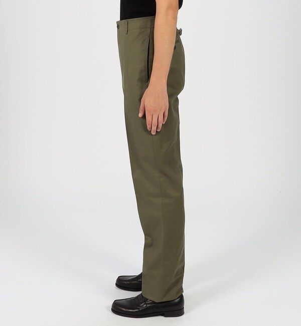 TOMORROWLAND BUYING WEAR「BERNARD ZINS SPENDER コットン シンチバック ワイドトラウザーズ」|スラックス|