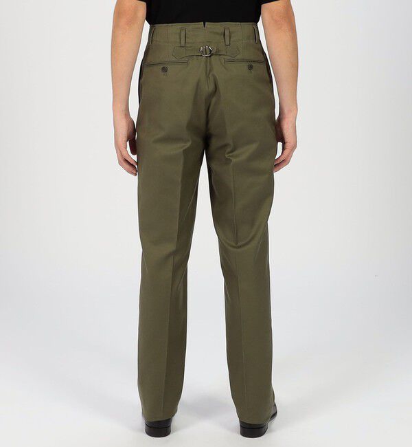 TOMORROWLAND BUYING WEAR「BERNARD ZINS SPENDER コットン シンチバック ワイドトラウザーズ」|スラックス|