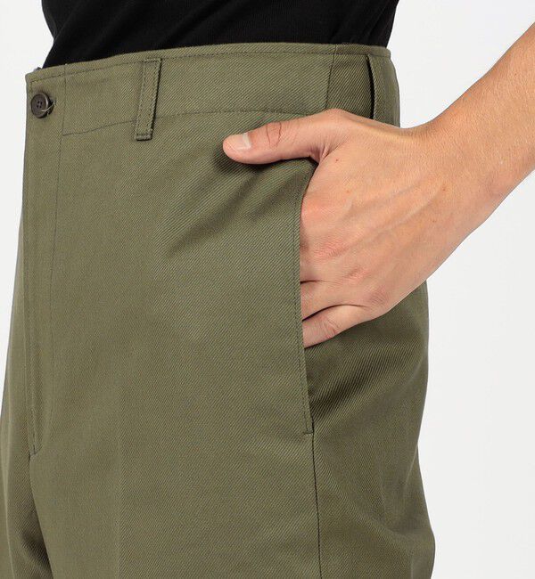 TOMORROWLAND BUYING WEAR「BERNARD ZINS SPENDER コットン シンチバック ワイドトラウザーズ」|スラックス|