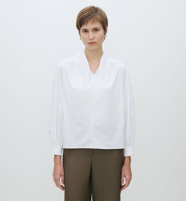 TOMORROWLAND collection「ストレッチブロード ドルマンパフブラウス」|シャツ・ブラウス|