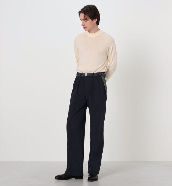 TOMORROWLAND BUYING WEAR「BERNARD ZINS GURKA コットン 2プリーツトラウザーズ」|スラックス|