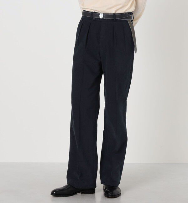 TOMORROWLAND BUYING WEAR「BERNARD ZINS GURKA コットン 2プリーツトラウザーズ」|スラックス|