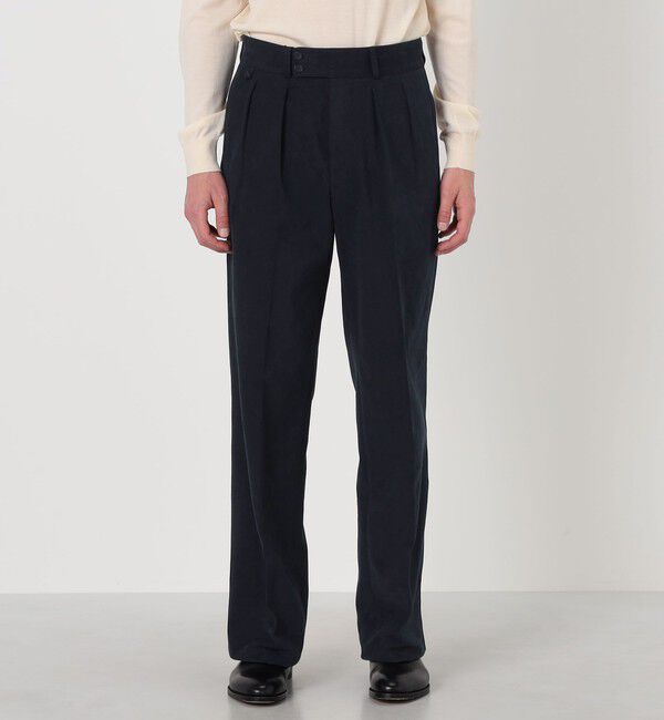 TOMORROWLAND BUYING WEAR「BERNARD ZINS GURKA コットン 2プリーツトラウザーズ」|スラックス|