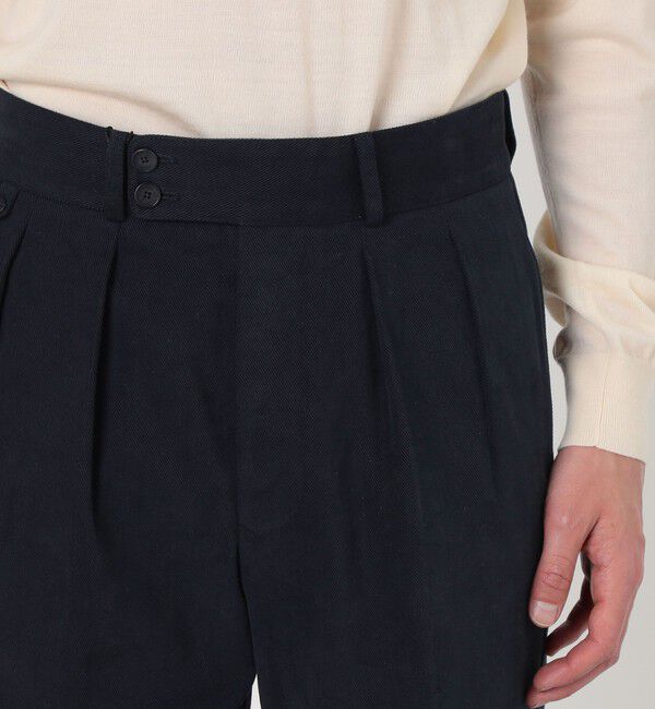 TOMORROWLAND BUYING WEAR「BERNARD ZINS GURKA コットン 2プリーツトラウザーズ」|スラックス|