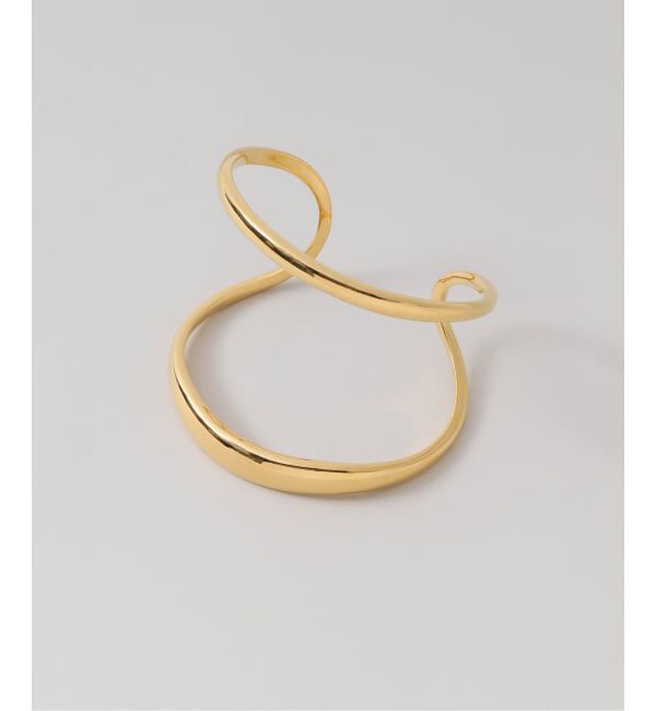 Plage「JAMIRAY / ジャミレイ LINE SCULPT GD バングル」|ブレスレット・バングル|