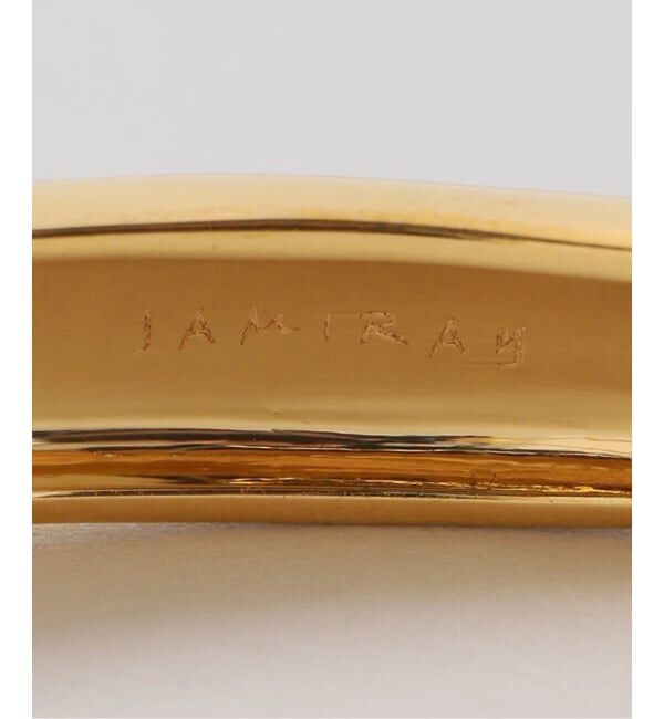 Plage「JAMIRAY / ジャミレイ LINE SCULPT GD バングル」|ブレスレット・バングル|