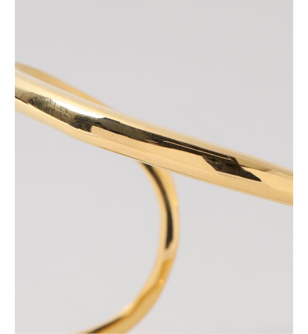 Plage「JAMIRAY / ジャミレイ LINE SCULPT GD バングル」|ブレスレット・バングル|