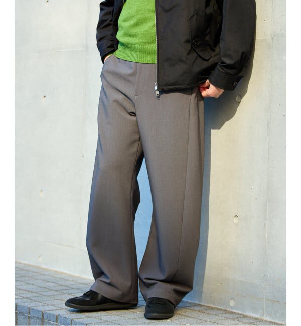 EDIFICE「2WAY CLOTH 3D フィットトラウザー」|スラックス|グレー