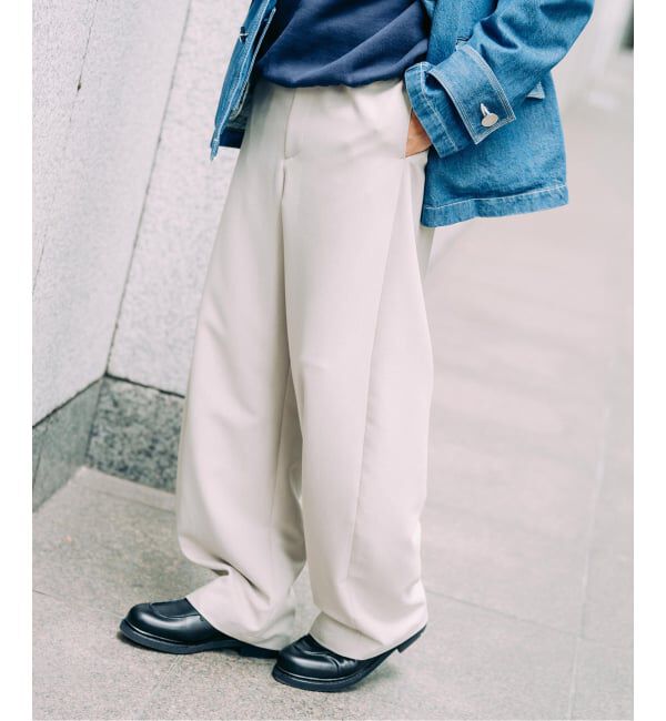 EDIFICE「2WAY CLOTH 3D フィットトラウザー」|スラックス|