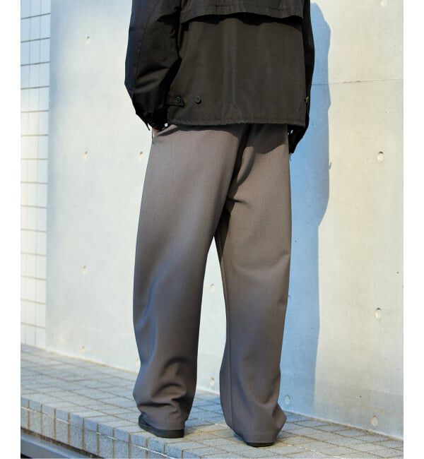 EDIFICE「2WAY CLOTH 3D フィットトラウザー」|スラックス|