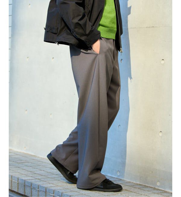 EDIFICE「2WAY CLOTH 3D フィットトラウザー」|スラックス|