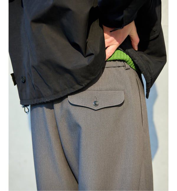 EDIFICE「2WAY CLOTH 3D フィットトラウザー」|スラックス|