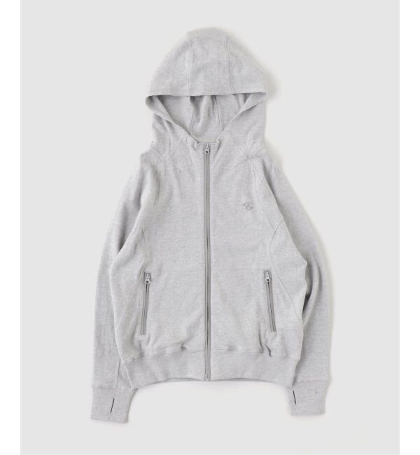 PULP「SAN SAN GEAR / サンサンギア SLING HOODIE ZIP-UP」|パーカー|グレーA