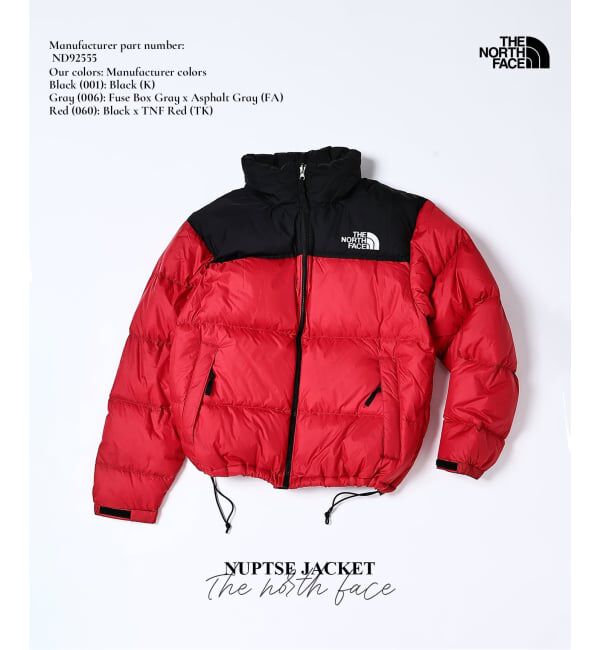 JOURNAL STANDARD relume「THE NORTH FACE / ノースフェイス ヌプシ ジャケット ND92555」|ダウン|レッド