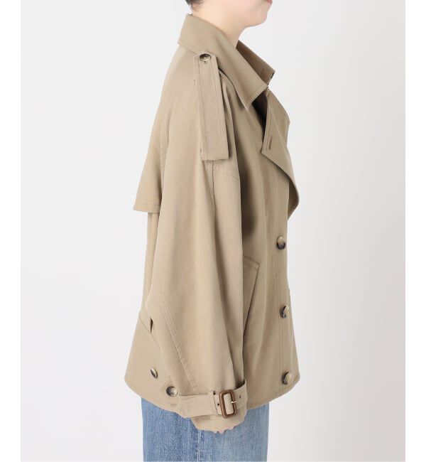 journal standard L'essage「ショートドルマントレンチコート」|トレンチコート|