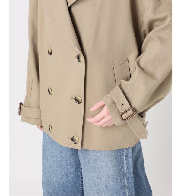 journal standard L'essage「ショートドルマントレンチコート」|トレンチコート|