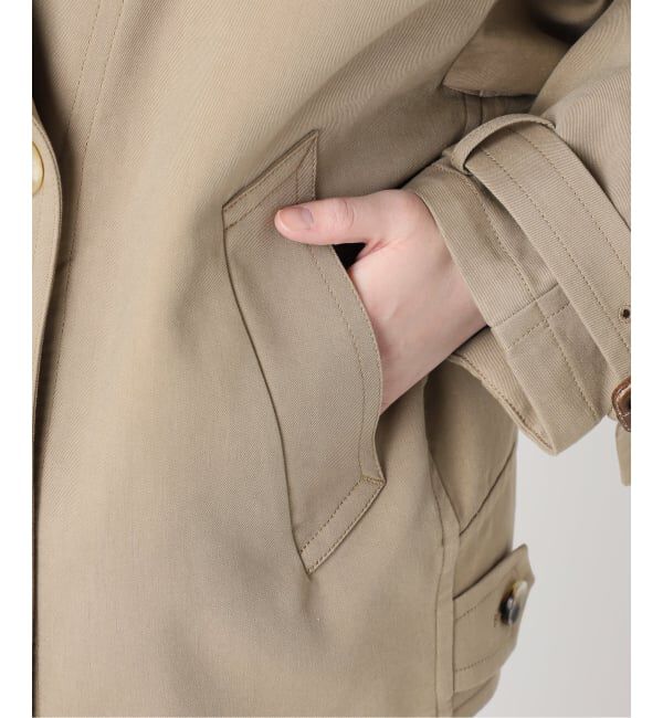 journal standard L'essage「ショートドルマントレンチコート」|トレンチコート|