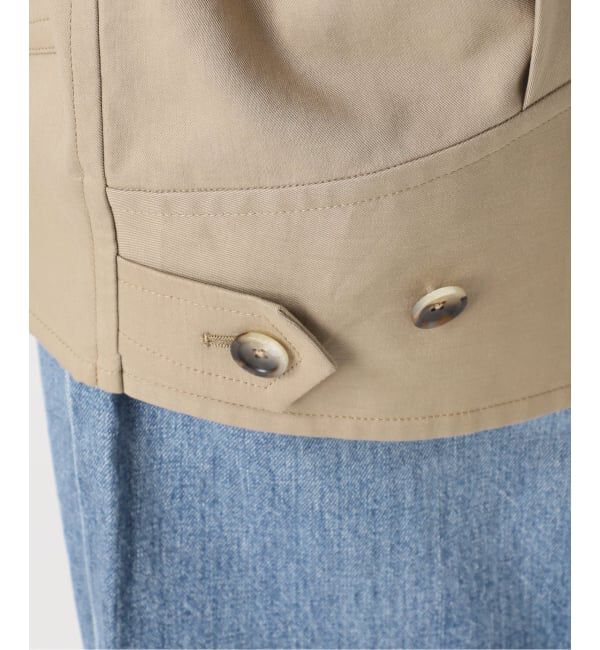 journal standard L'essage「ショートドルマントレンチコート」|トレンチコート|