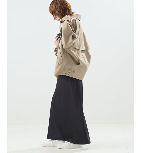 journal standard L'essage「ショートドルマントレンチコート」|トレンチコート|