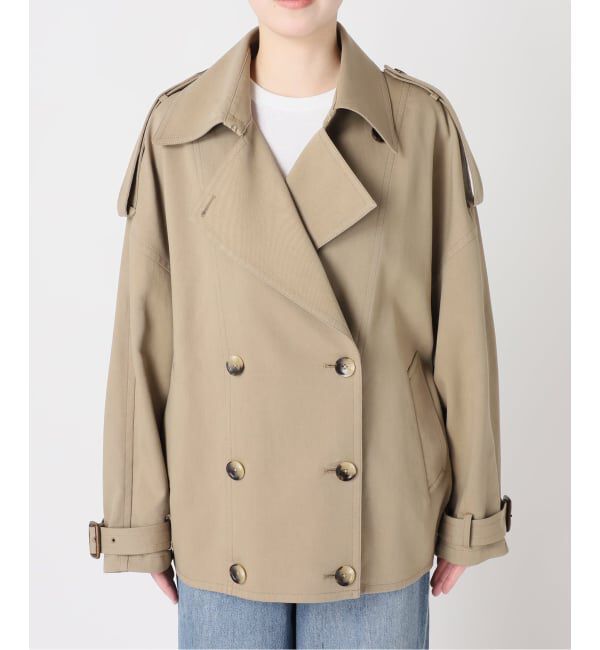 journal standard L'essage「ショートドルマントレンチコート」|トレンチコート|