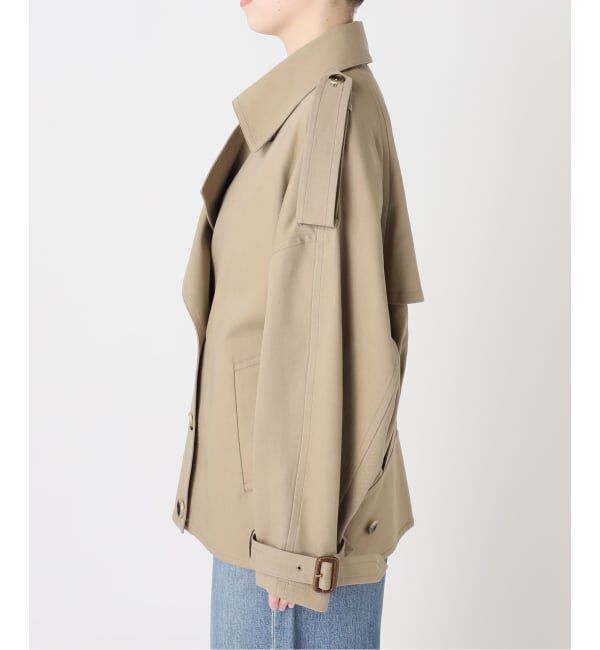 journal standard L'essage「ショートドルマントレンチコート」|トレンチコート|