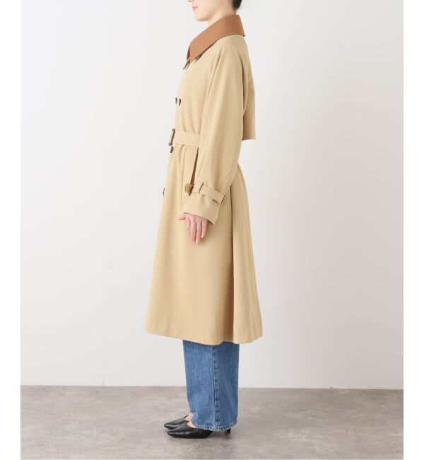 JOURNAL STANDARD「ポリエステルギャバダブルカラートレンチコート」|トレンチコート|