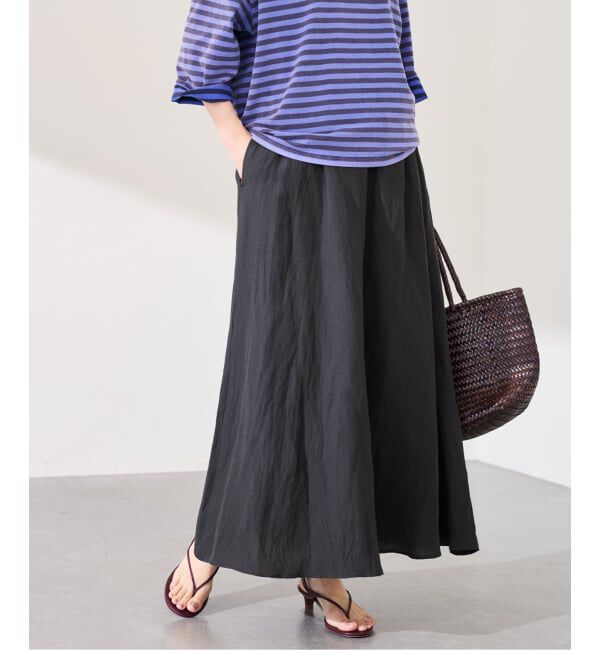 FRAMeWORK「≪予約≫リヨセル麻フレアスカート」|スカート|