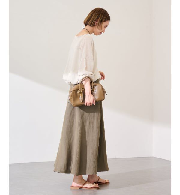 FRAMeWORK「≪予約≫リヨセル麻フレアスカート」|スカート|
