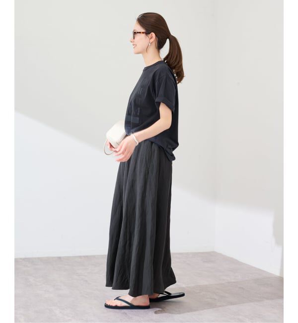 FRAMeWORK「≪予約≫リヨセル麻フレアスカート」|スカート|