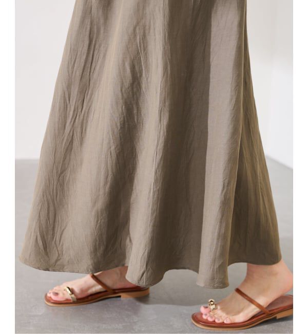 FRAMeWORK「≪予約≫リヨセル麻フレアスカート」|スカート|