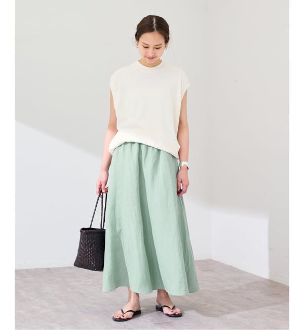 FRAMeWORK「≪予約≫リヨセル麻フレアスカート」|スカート|