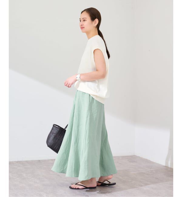 FRAMeWORK「≪予約≫リヨセル麻フレアスカート」|スカート|