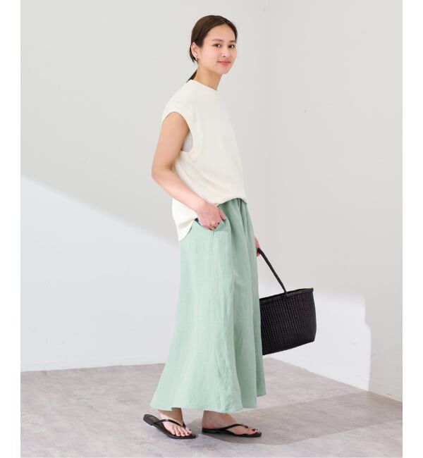FRAMeWORK「≪予約≫リヨセル麻フレアスカート」|スカート|
