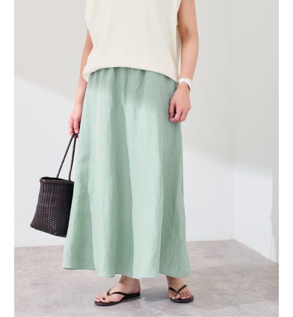 FRAMeWORK「≪予約≫リヨセル麻フレアスカート」|スカート|