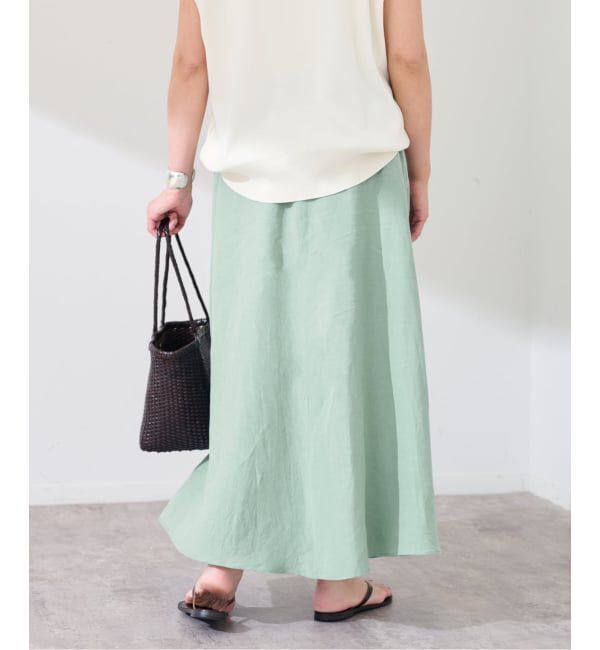 FRAMeWORK「≪予約≫リヨセル麻フレアスカート」|スカート|