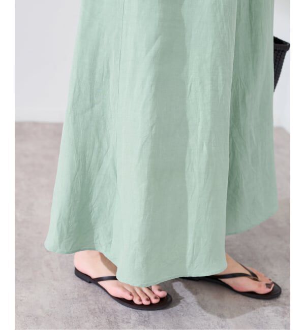 FRAMeWORK「≪予約≫リヨセル麻フレアスカート」|スカート|