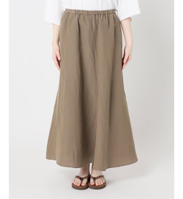 FRAMeWORK「≪予約≫リヨセル麻フレアスカート」|スカート|