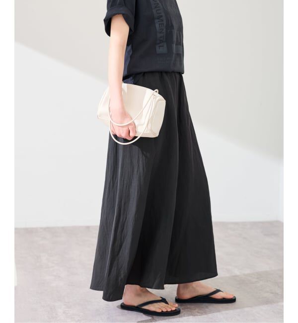 FRAMeWORK「≪予約≫リヨセル麻フレアスカート」|スカート|