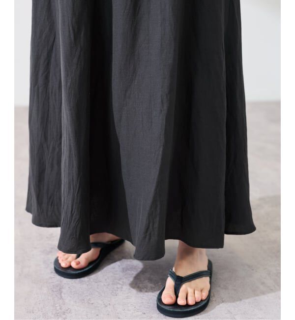 FRAMeWORK「≪予約≫リヨセル麻フレアスカート」|スカート|