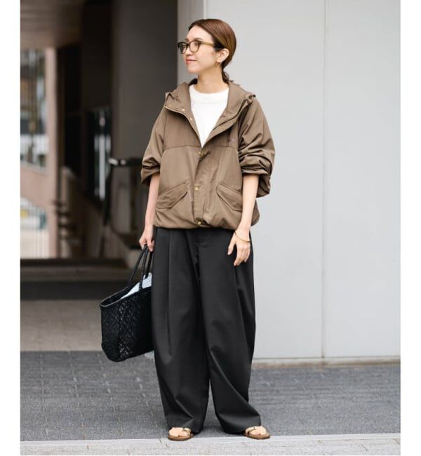 FRAMeWORK「≪WEB限定≫タックカーブバックゴムパンツ 2」|スラックス|