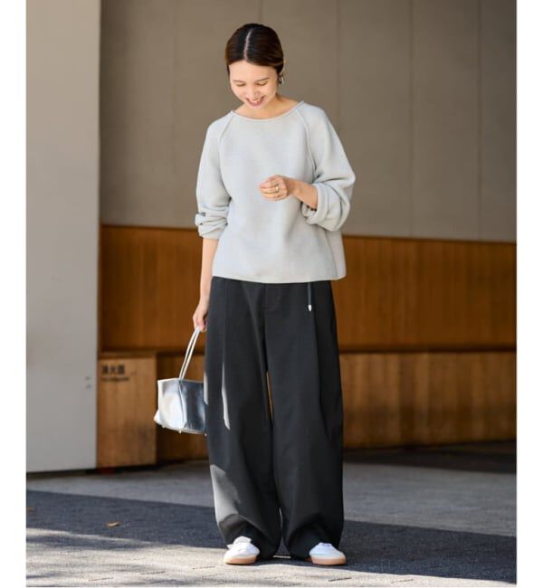 FRAMeWORK「≪WEB限定≫タックカーブバックゴムパンツ 2」|スラックス|