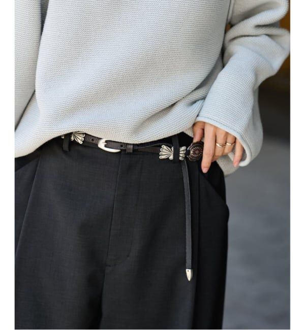 FRAMeWORK「≪WEB限定≫タックカーブバックゴムパンツ 2」|スラックス|